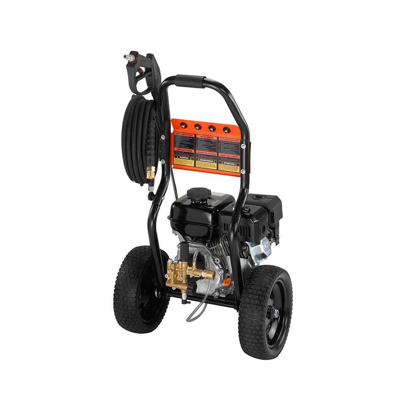 ECHO 3100 PSI 2.5 GPM Gas Cold Water Pressure Washer with 212 cc 4-Stroke Engine and 25 Foot Hose with 4 Included Nozzle Tips - PW-3100