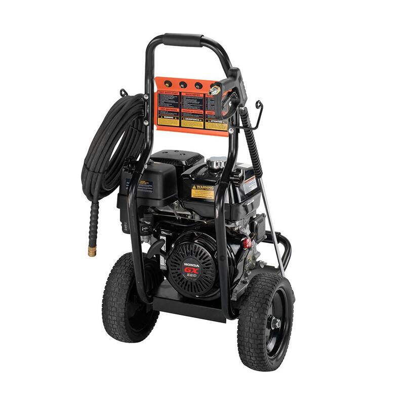 ECHO 4200 PSI 4.0 GPM Gas Cold Water Pressure Washer with Honda GX390 Engine and 50 Foot Hose with 4 Included Nozzle Tips - PW-4200
