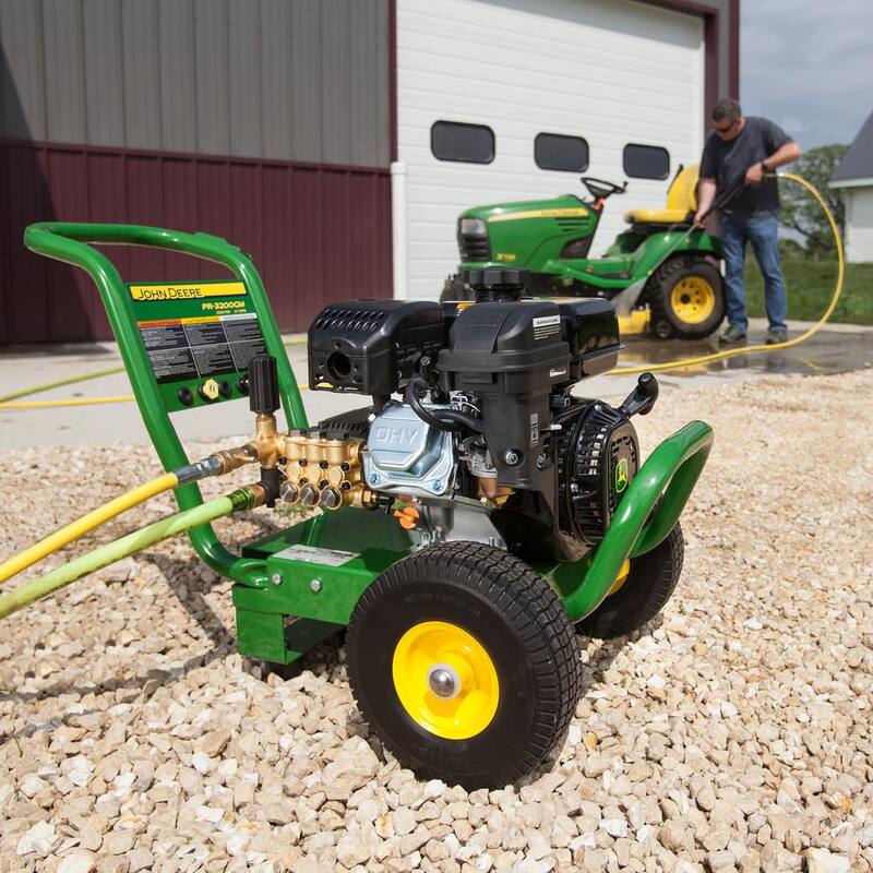 John Deere 3200 PSI 2.7 GPM Cold Water Gas Pressure Washer - PR-3200GM