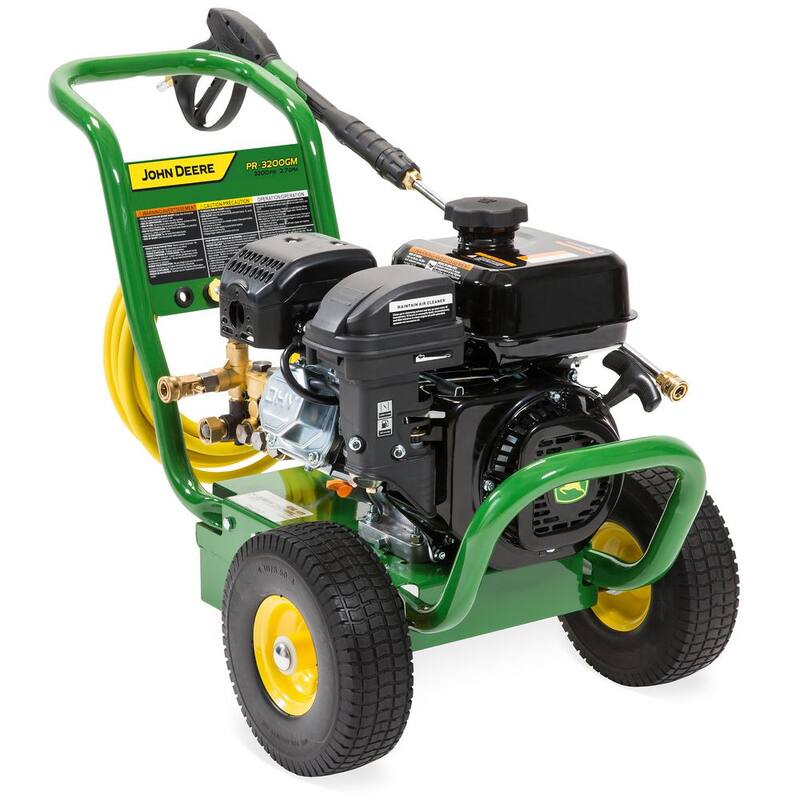 John Deere 3200 PSI 2.7 GPM Cold Water Gas Pressure Washer - PR-3200GM