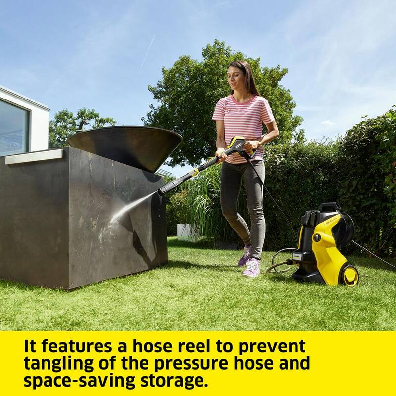 Karcher 2500 Max PSI 1.55 GPM K 5 Premium Smart Control CHK Cold Water Corded Electric Pressure Washer Plus Surface Cleaner - 1.324-684.0