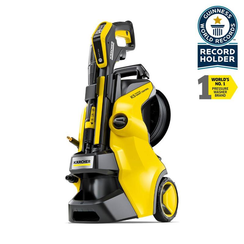 Karcher 2500 Max PSI 1.55 GPM K 5 Premium Smart Control CHK Cold Water Corded Electric Pressure Washer Plus Surface Cleaner - 1.324-684.0