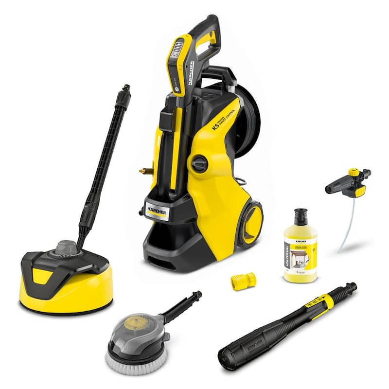 Karcher 2500 Max PSI 1.55 GPM K 5 Premium Smart Control CHK Cold Water Corded Electric Pressure Washer Plus Surface Cleaner - 1.324-684.0