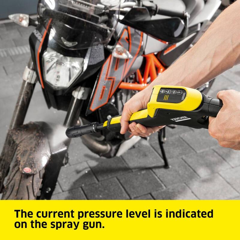 Karcher 2500 Max PSI 1.55 GPM K 5 Power Control Cold Water Corded Electric Induction Pressure Washer Vario and DirtBlaster Wands - 1.324-568.0