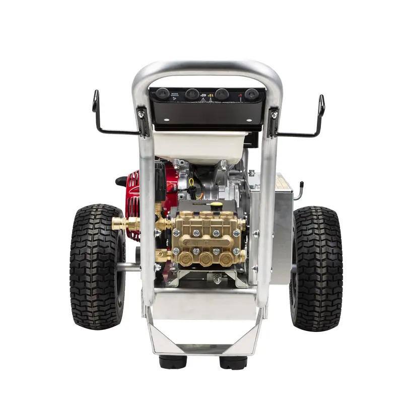 BE POWER EQUIPMENT 4000 PSI 4.0 GPM Cold Water Gas Pressure Washer Honda GX390 and Comet Triplex Pump on Aluminum Frame - B4013HABC