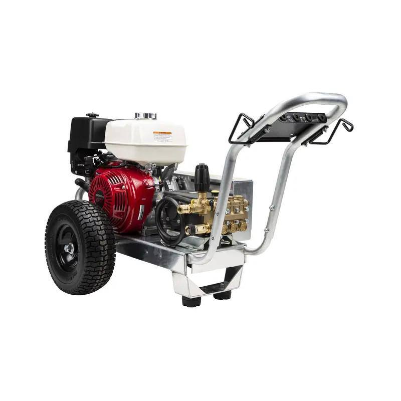 BE POWER EQUIPMENT 4000 PSI 4.0 GPM Cold Water Gas Pressure Washer Honda GX390 and Comet Triplex Pump on Aluminum Frame - B4013HABC