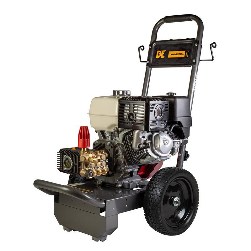 BE POWER EQUIPMENT 4200 PSI 4.0 GPM Cold Water Gas Pressure Washer Honda GX390 Engine and Comet Triplex Pump - B4213HC