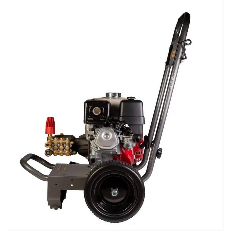 BE POWER EQUIPMENT 4200 PSI 4.0 GPM Cold Water Gas Pressure Washer Honda GX390 Engine and Comet Triplex Pump - B4213HC