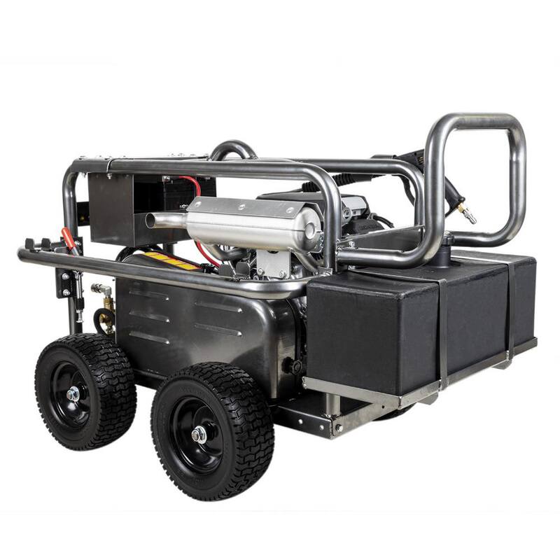 BE POWER EQUIPMENT 5000 PSI 5.0 GPM Cold Water Gas Pressure Washer Honda GX690 Engine and Comet Triplex Pump - PE-5024HWEBCOM