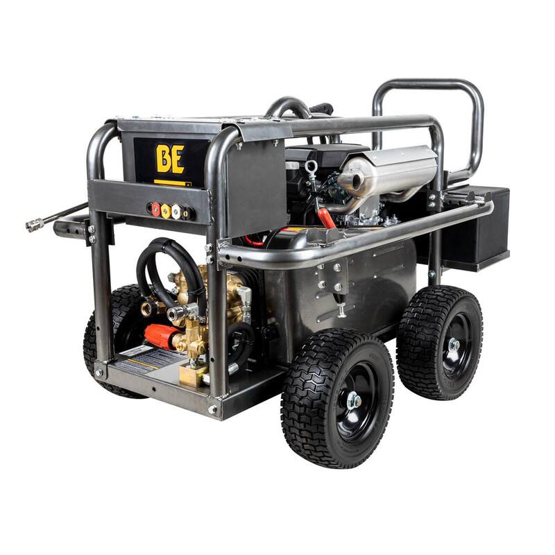 BE POWER EQUIPMENT 5000 PSI 5.0 GPM Cold Water Gas Pressure Washer Honda GX690 Engine and Comet Triplex Pump - PE-5024HWEBCOM