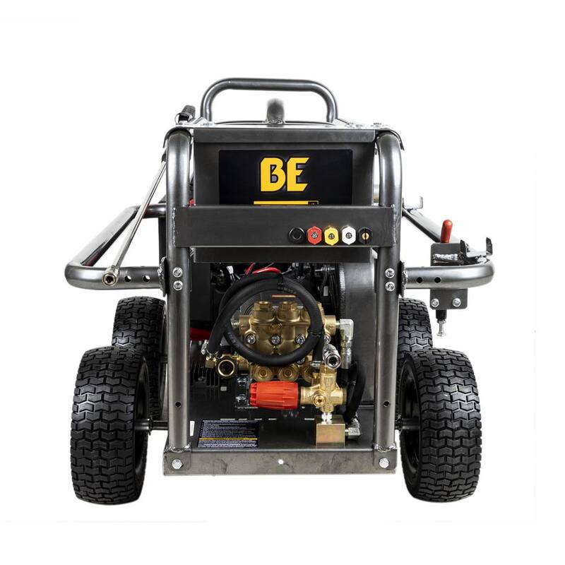 BE POWER EQUIPMENT 5000 PSI 5.0 GPM Cold Water Gas Pressure Washer Honda GX690 Engine and Comet Triplex Pump - PE-5024HWEBCOM