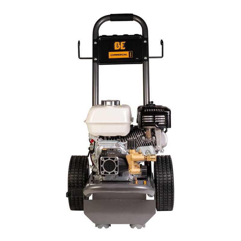 BE POWER EQUIPMENT 3200 PSI 2.8 GPM Cold Water Gas Pressure Washer Honda GX200 Engine and Triplex Pump - B3265HA