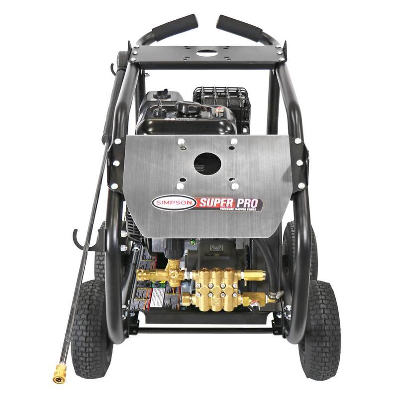 SIMPSON 4400 PSI 4.0 GPM SUPER PRO ROLL CAGE Cold Water Gas Pressure Washer w/ AAA Triplex Pump - SW4440SCBDM