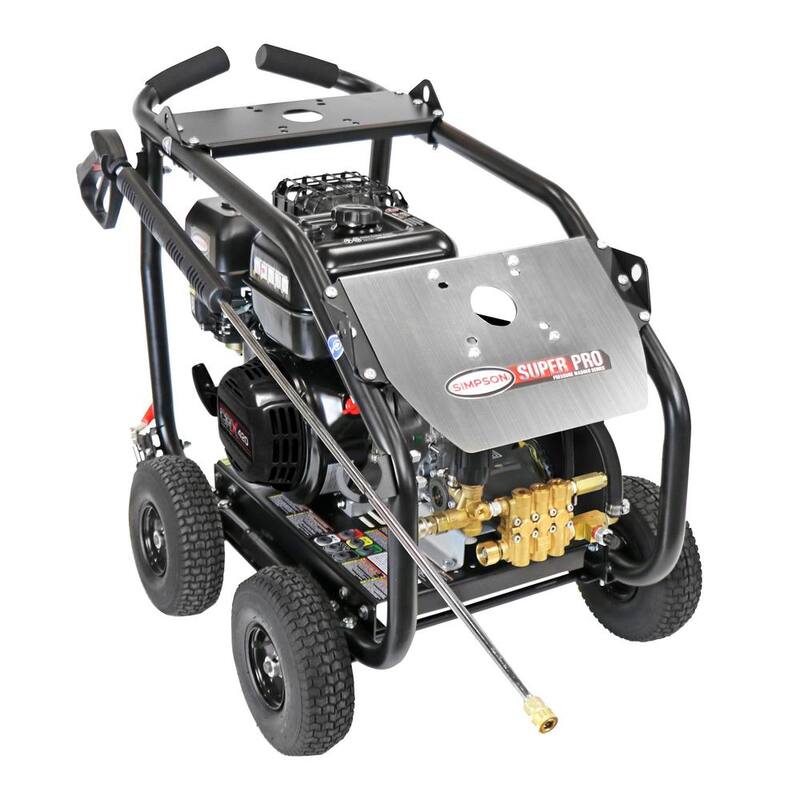 SIMPSON 4400 PSI 4.0 GPM SUPER PRO ROLL CAGE Cold Water Gas Pressure Washer w/ AAA Triplex Pump - SW4440SCBDM