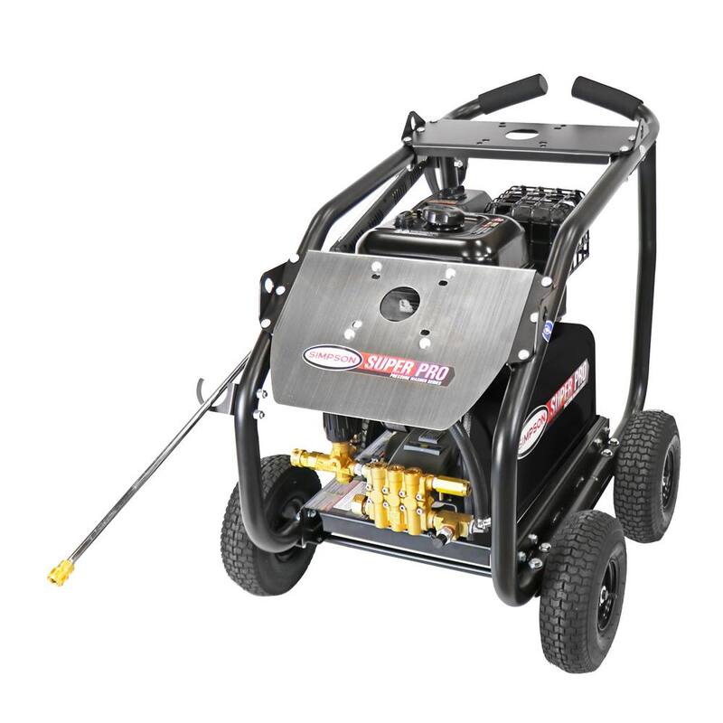 SIMPSON 4400 PSI 4.0 GPM SUPER PRO ROLL CAGE Cold Water Gas Pressure Washer w/ AAA Triplex Pump - SW4440SCBDM