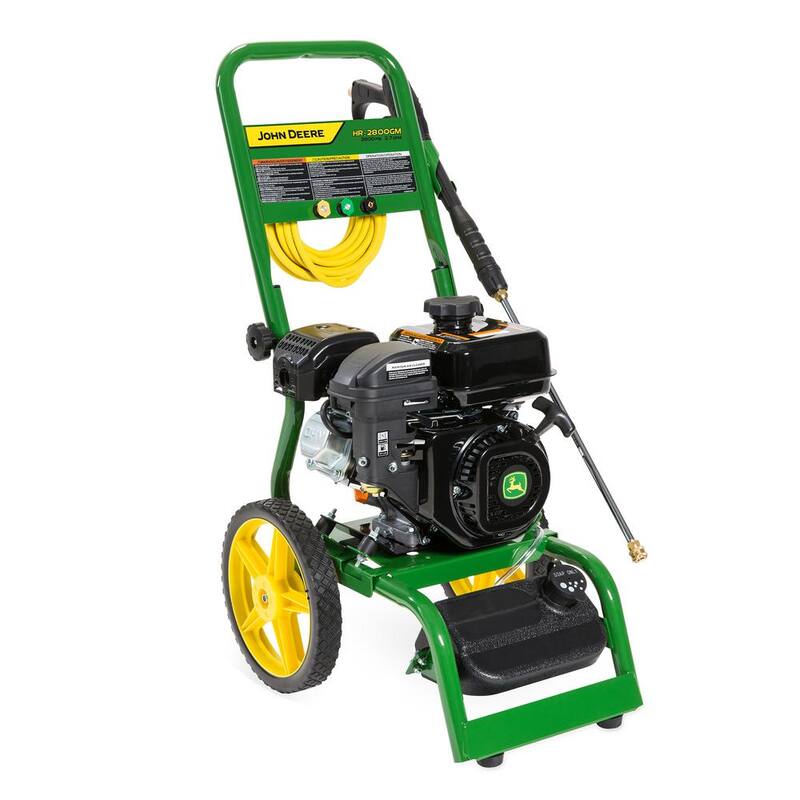 John Deere 2800 PSI 2.7 GPM Gas Cold Water Pressure Washer - HR-2800GM