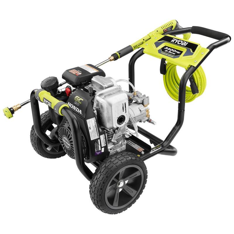 RYOBI 3400 PSI 2.3 GPM Cold Water Gas Pressure Washer with 16 in. Surface Cleaner - RY803423H