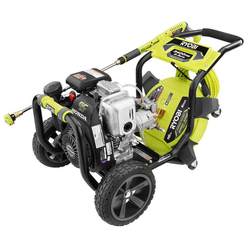 RYOBI 3400 PSI 2.3 GPM Cold Water Gas Pressure Washer with 16 in. Surface Cleaner - RY803423H
