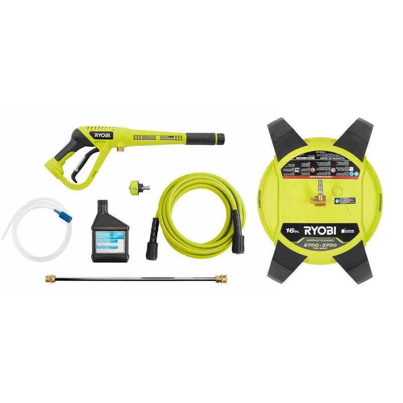 RYOBI 3400 PSI 2.3 GPM Cold Water Gas Pressure Washer with 16 in. Surface Cleaner - RY803423H