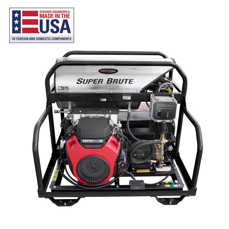 SIMPSON 3500 PSI 5.5 GPM Hot Water Gas Pressure Washer with Honda Engine - SB65134
