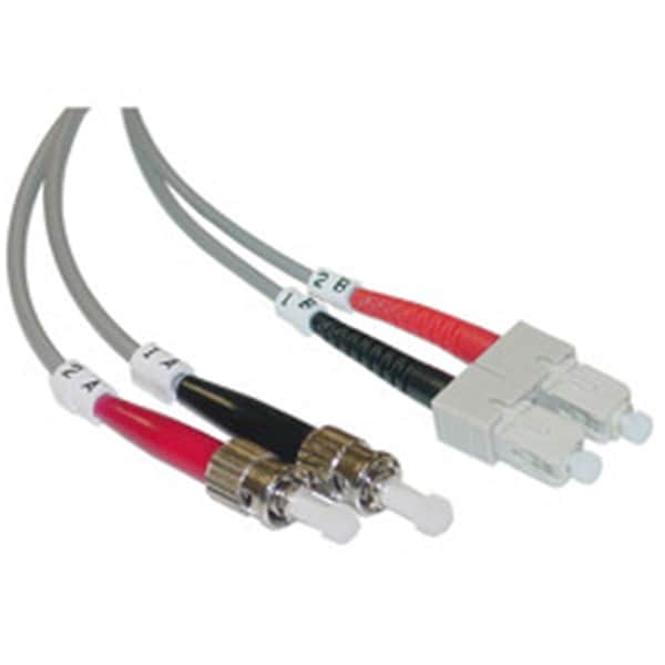 Cable Wholesale Fiber Optic Cable- SC- ST- Multimode- Duplex- 50-125- 1 meter 3.3 foot - SCST-11001