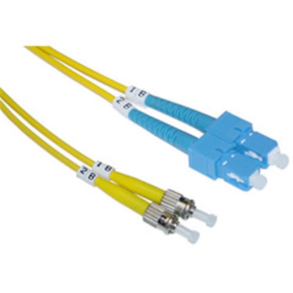 Cable Wholesale Fiber Optic Cable- SC / ST- Singlemode- Duplex- 9/125- 3 meter 10 foot - SCST-01203