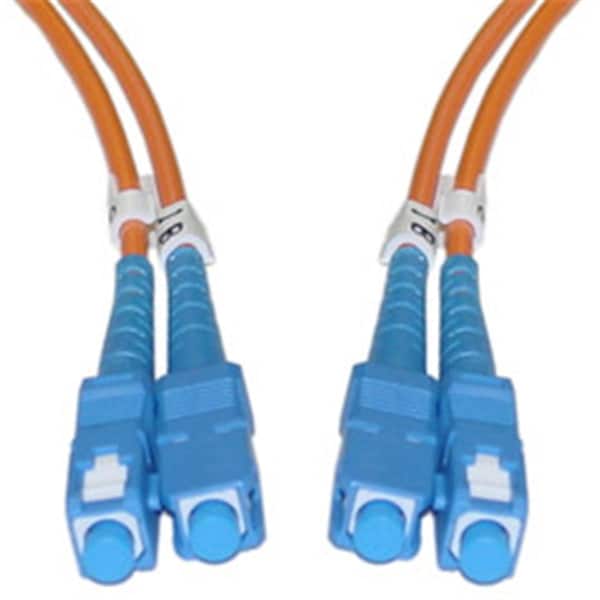 Cable Wholesale Fiber Optic Cable- SC / SC- Multimode- Duplex- 62.5/125- 5 meter 16.5 foot - SCSC-11105