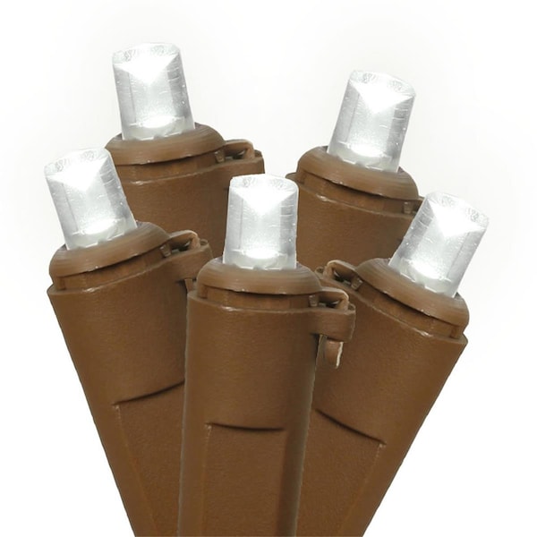 Cable de corriente coaxial de alambre marrón de 12 pulgadas - 6 por bolsa - X6B6612