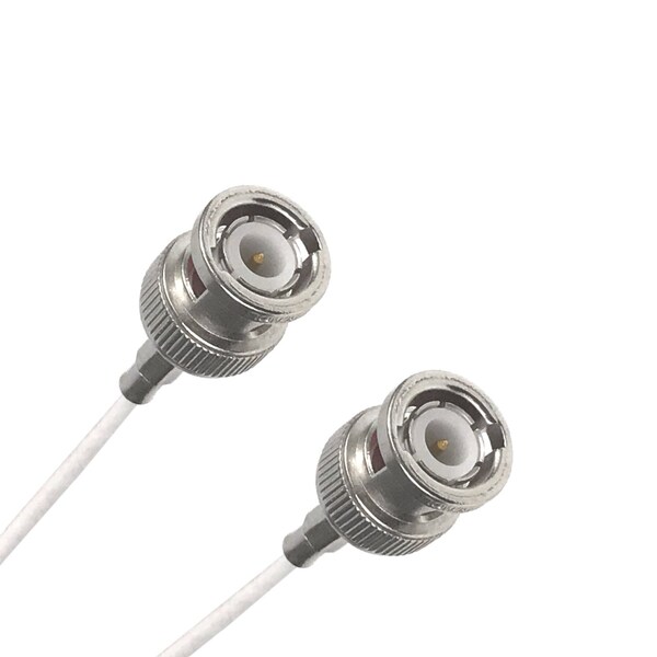Remington Industries RG188A Coaxial Cable Assembly with BNC M to BNC M Connectors, 50 Ohm Z, 2 ft Length - R-CX-1200-24