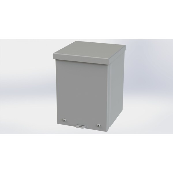 Saginaw Control & Engineering Galvanized Steel Electrical Enclosures, 8 in H, 6 in D, 6 in W, NEMA 3R, Screw On - SCE-8R66