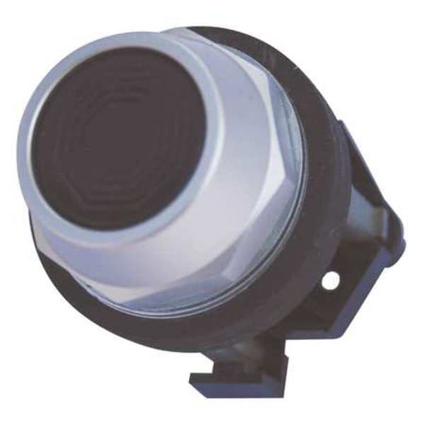 Botón pulsador Eaton no iluminado, 30 mm, 2NA/2NC, Negro - HT8AAHF1Q1