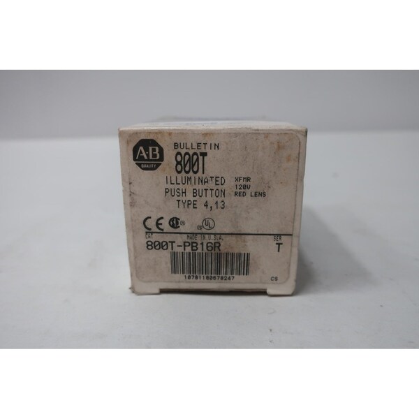 Allen Bradley 800T-PB16R PULSADOR - 800T-PB16R