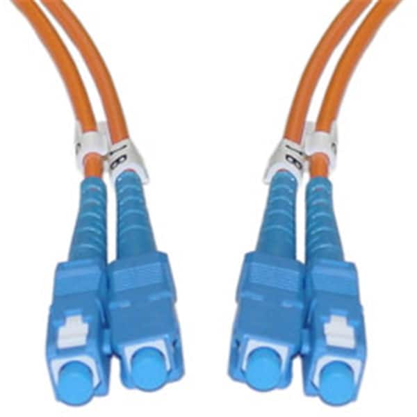 Cable de fibra óptica SC SC multimode dúplex 62.5-125 1 metro 3.3 pies - SCSC-11101
