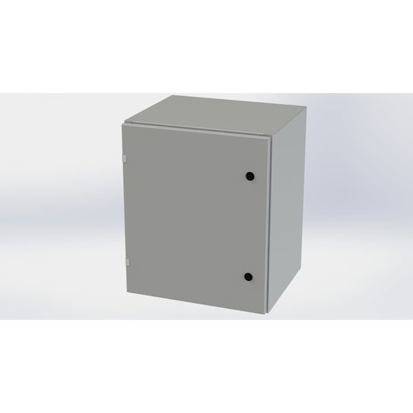 Saginaw Control & Engineering Carbon Steel Electrical Enclosures, 24 in H, 16 in D, 20 in W, NEMA 3R, 4, 12, 13, Hinged - SCE-24EL2016LP