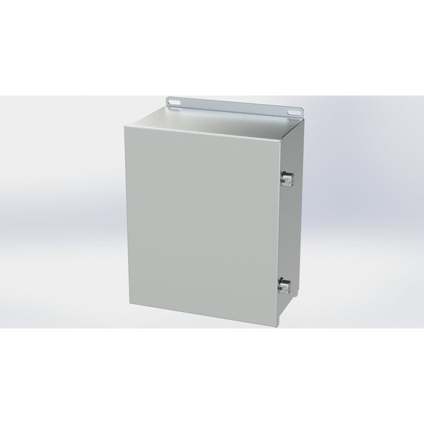 Saginaw Control & Engineering 304 Stainless Steel Electrical Enclosures, 12.13 in H, 6 in D, 10 in W, NEMA 3R, 4, 4X, 12, 13 - SCE-12106CHNFSS