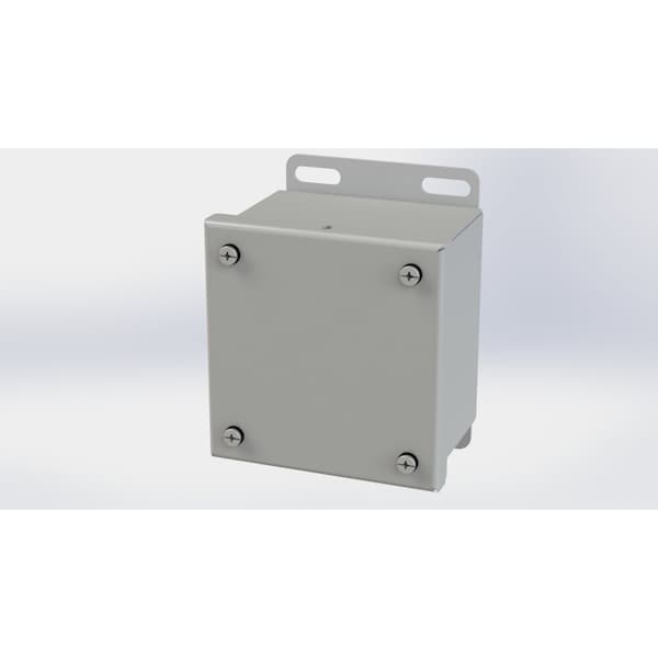 Saginaw Control & Engineering Carbon Steel Electrical Enclosures, 4.13 in H, 3 in D, 4 in W, NEMA 3R, 4, 12, 13, Screw On - SCE-404SC