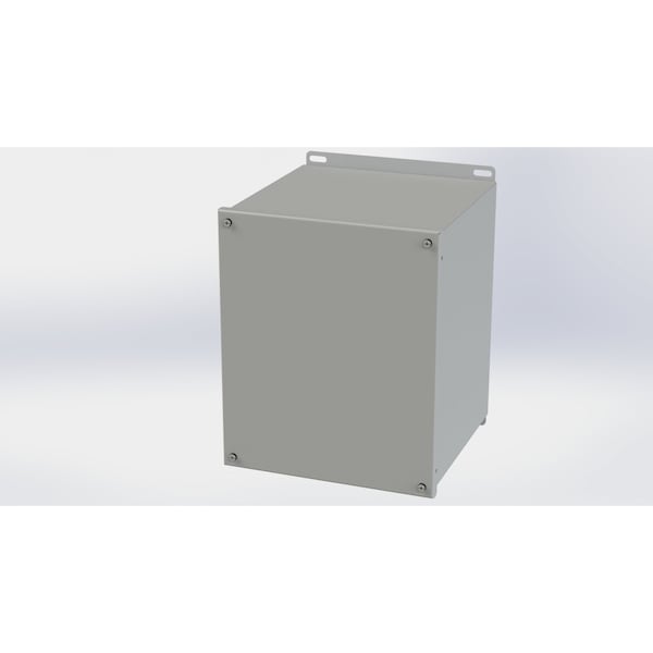 Saginaw Control & Engineering Carbon Steel Electrical Enclosures, 12.13 in H, 10 in D, 10 in W, NEMA 3R, 4, 12, 13, Screw On - SCE-121010SC