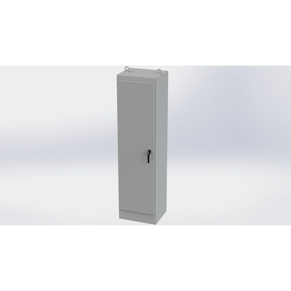 Saginaw Control & Engineering Carbon Steel Electrical Enclosures, 90 in H, 20 in D, 24 in W, NEMA 3R, 12, 13, Hinged - SCE-90EL2420FS