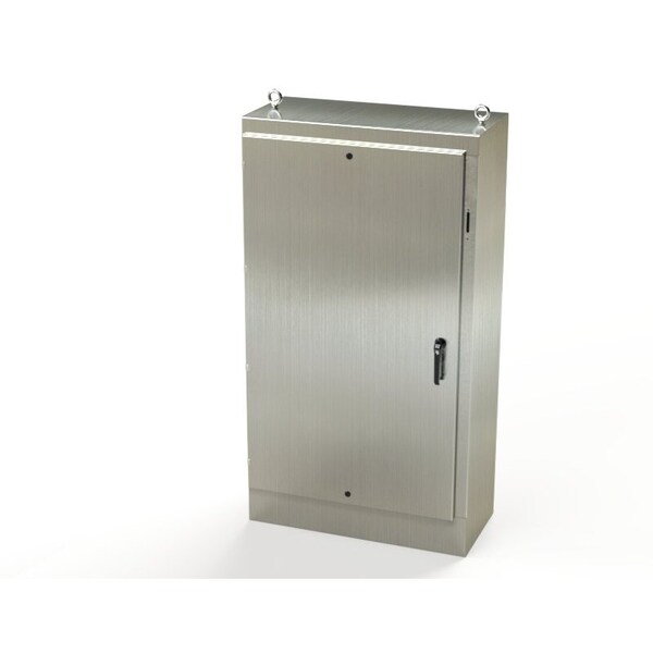 Saginaw Control & Engineering 304 Stainless Steel Electrical Enclosures, 72 in H, 18 in D, 39-1/2 in W, NEMA 3R, 4, 4X, 12, 13 - SCE-72XM4018SS