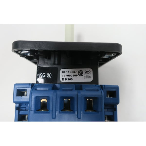 Interruptor de desconexión no fusible de Kraus & Naimer de 3 polos, 25 amperes, 600VCA - KG20B.K300-920.E