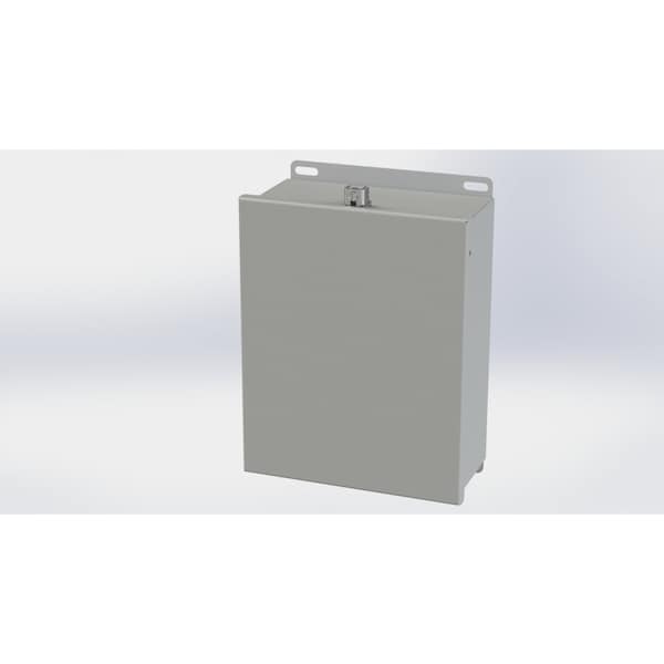 Saginaw Control & Engineering Carbon Steel Electrical Enclosures, 10.13 in H, 4 in D, 8 in W, NEMA 3R, 4, 12, 13, Hinged - SCE-1008CHSNF