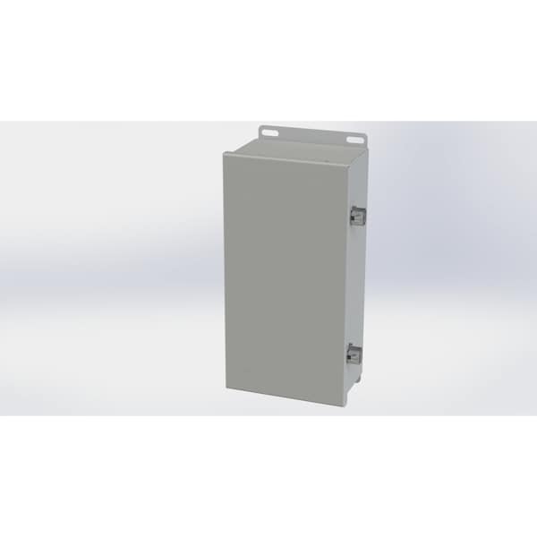 Saginaw Control & Engineering Carbon Steel Electrical Enclosures, 12.13 in H, 4 in D, 6 in W, NEMA 3R, 4, 12, 13, Hinged - SCE-12064CHNF