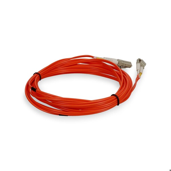 Add-On 50CM LC MALE TO LC MALE OM1 STRAIGHT ORANGE DUPLEX FIBER OFNR RISER-R - ADD-LC-LC-0-5M6MMF