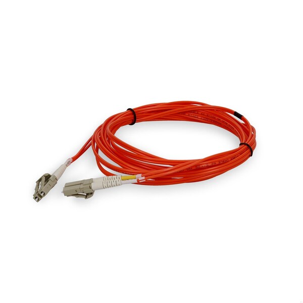 Add-On 50CM LC MALE TO LC MALE OM1 STRAIGHT ORANGE DUPLEX FIBER OFNR RISER-R - ADD-LC-LC-0-5M6MMF