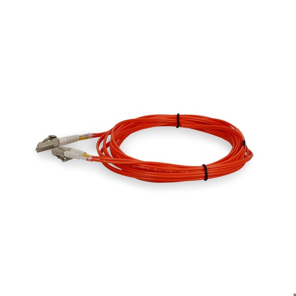 Add-On 50CM LC MALE TO LC MALE OM1 STRAIGHT ORANGE DUPLEX FIBER OFNR RISER-R - ADD-LC-LC-0-5M6MMF