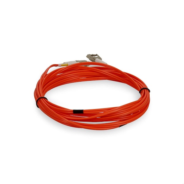 Add-On 50CM LC MALE TO LC MALE OM1 STRAIGHT ORANGE DUPLEX FIBER OFNR RISER-R - ADD-LC-LC-0-5M6MMF