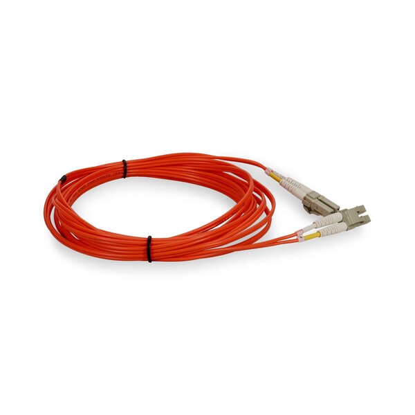 Add-On 50CM LC MALE TO LC MALE OM1 STRAIGHT ORANGE DUPLEX FIBER OFNR RISER-R - ADD-LC-LC-0-5M6MMF