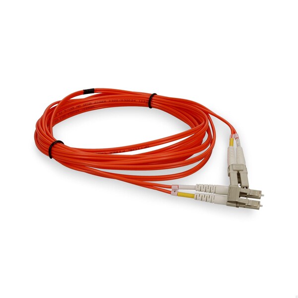 Add-On 50CM LC MALE TO LC MALE OM1 STRAIGHT ORANGE DUPLEX FIBER OFNR RISER-R - ADD-LC-LC-0-5M6MMF