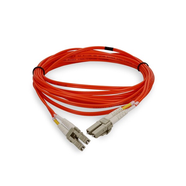 Add-On 50CM LC MALE TO LC MALE OM1 STRAIGHT ORANGE DUPLEX FIBER OFNR RISER-R - ADD-LC-LC-0-5M6MMF