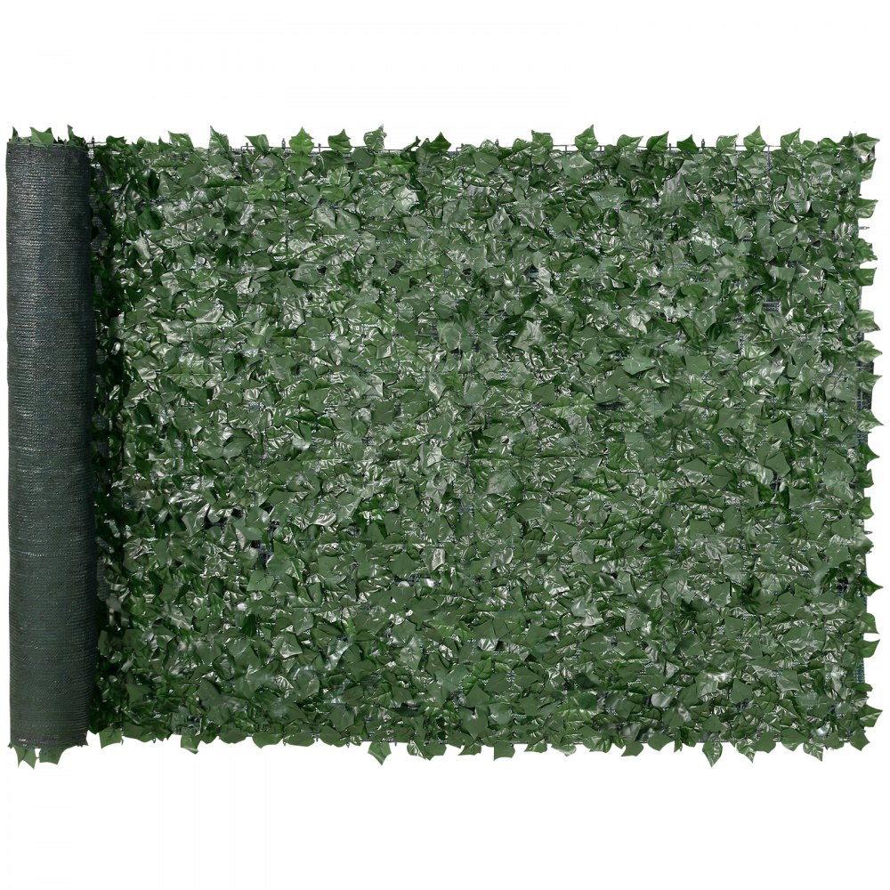 VEVOR Privacy Ivy Fence, 59 x 118in Artificial Green Wall Screen, Greenery Ivy Fence with Mesh Cloth Backing and Strengthened Joint, Faux Hedges Vine Leaf Decoration for Outdoor Garden, Yard, Balcony - WLSRZZWQ1J59DLCRIV0